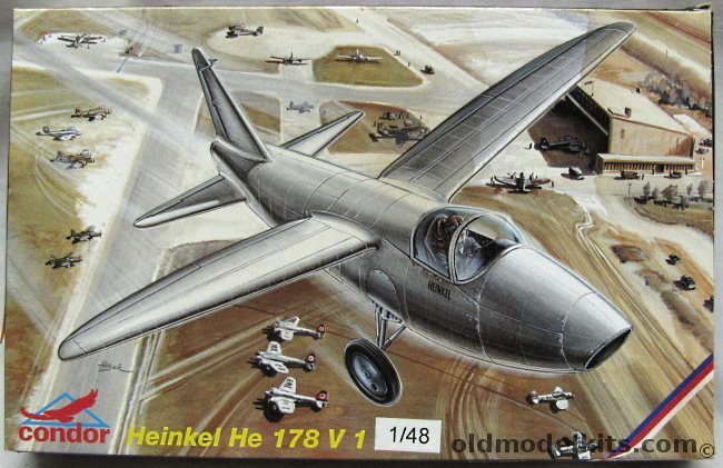 Condor 1/48 Heinkel He-178 V1 - The First Jet Aircraft, C48002 plastic model kit